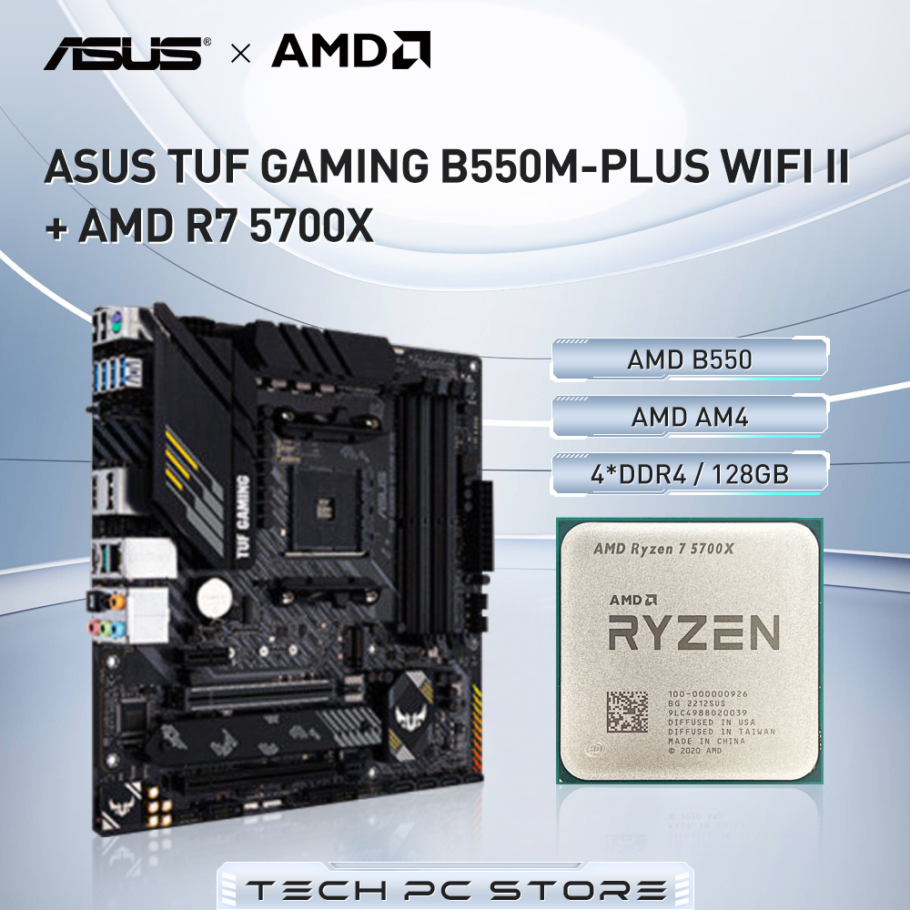AMD Ryzen 7 5700X + ASUS TUF G - X870E Atx Motherboard ulasan dan harga